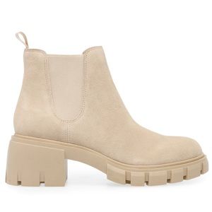 STEVEN MADDEN HOWLER SAND SUEDE BOOTS